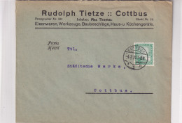 DR. Reklamebrief, Eisenwaren, Werkzeuge, Rudolph Tietze, Cottbus  - Other & Unclassified