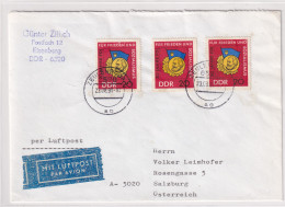 DDR.  Ausland-Luftpostbrief Mit  MeF, Mi.-Nr. 1167 - Covers & Documents