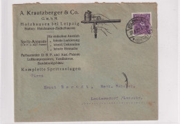DR. Reklamebrief, A. Krautzberger & Co.GmbH, Spritz-App., Holzhausen Bei Leipzig - Other & Unclassified