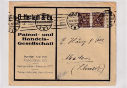 DR. Reklamebrief, Paten-und Handelsgesellschaft O. Hertach  & Co. Berlin - Autres & Non Classés