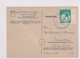 DDR. Fernkarte  Mit EF. Mi.-Nr. 298 - Briefe U. Dokumente