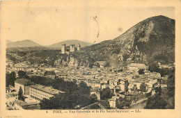 09 -  FOIX -  VU GENERALE ET LE PIC SAINT SAUVEUR - LL - Foix