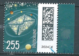 ALLEMAGNE ALEMANIA GERMANY DEUTSCHLAND BUND  2024 LETTER GALAXY USED MI 3806 - Oblitérés