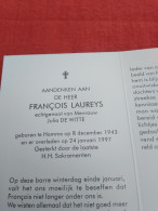 Doodsprentje François Laureys / Hamme 8/12/1943 - 24/1/1997 ( Julia De Witte ) - Godsdienst & Esoterisme