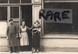 PHOTO ANCIENNE,CORSE DU SUD,SARTENE,RUE SAINT DAMIEN,OUVRIER,FAMILLE RARE,1917 - Places