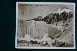 Everest 1924 6x8cm Player Cigarettes Card Frozen Lake Camp Himalaya  Alpinisme Escalade Mountaineering - Player's