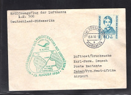 Bund. Luftpost  Ausland-Drucksache Mit EF. Mi.-Nr.225 - Covers & Documents