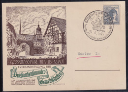 DDR/ SBZ, Sonderpostkarten  60 Jahre Phila. In Gössnitz, Papier Sämisch - Other & Unclassified