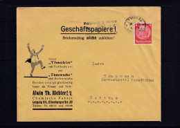 DR. Reklamebrief,  Chemische Fabrik Alwin Th. Richter GmbH, Leipzig. - Sonstige & Ohne Zuordnung