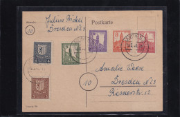 SBZ. West-Sachsen Mi.-Nr. 156 - 161 X Auf Karte, Sign StröchBPP - Other & Unclassified