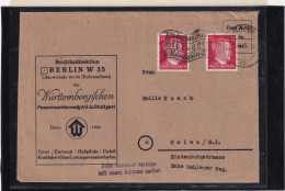 DR. Reklamebrief,  Württembergische Feuerversicherung AG Stuttgart  - Other & Unclassified
