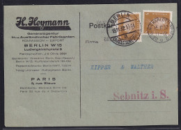 DR. Reklamekarte, Generalagentur In-u. Ausländ. Fabrikanten H. Heymann Berlin - Autres & Non Classés