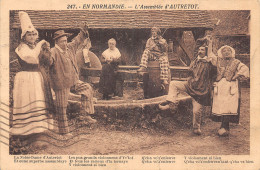 76-NORMANDIE FOLKLORE ASSEMBLEE D AUTRETOT-N°T5205-C/0185 - Autres & Non Classés