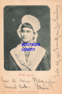 Folklore Lothringerin Lorraine CPA + Timbre Reich Cachet 1898 Coiffe Costume - Lorraine