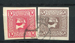 AUTRICHE - JOUR 1908 Yv. N° 18 Papier épais Mat (o)  19aa Papier Mince Mat Cote 8 Euro  BE  2 Scans - Journaux