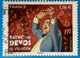 France 2022 : Centenaire De La Naissance De Raymond Devos, Humouriste Franco-belge N° 5639 Oblitéré - Gebruikt