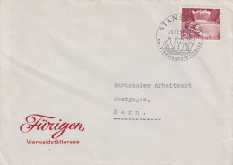 Motiv Brief  "Fürigen, Vierwaldstättersee"  Stansstad          1957 - Lettres & Documents