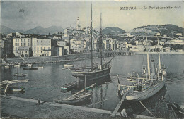 06 -  MENTON - LE PORT ET LE VIEILLE VILLE - Menton