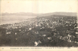 06 -  PANORAMA DE CANNES  - VUE PRISE DE LA CALIFORNIE - CACHET BLEU S.H.R. CANNES LA BOCCA - Cannes