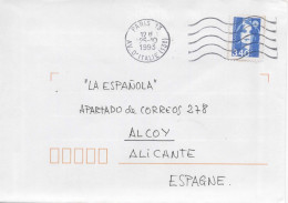 FRANCIA CC 1993 PARIS MARIANNE - Briefe U. Dokumente