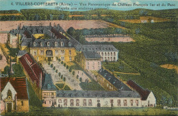 02 -   VILLERS COTTERETS -  CHATEAU DE FRANCOIS 1er - ANCIENNE GRAVURE - Villers Cotterets