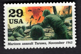 319246508 1993 SCOTT 2765j (XX)   POSTFRIS MINT NEVER HINGED - WORLD WAR II -MARINES AUSSAULT TARAWA - Unused Stamps