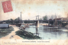92 - VILLENEUVE La GARENNE - Ancien Pont Suspendu - Villeneuve La Garenne