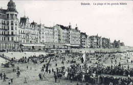 OOSTENDE -  OSTENDE - La Plage Et Les Grands Hotels - Oostende