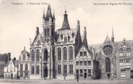 DIXMUIDE - DIXMUDE - L'hotel De Ville - La Prison Et L'église St Nicolas - Diksmuide