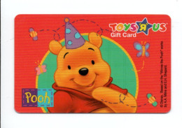 Disney Winnie POOH - Carte Cadeau Magnétique ToysRus Gift  Card (W 736) - Cartes Cadeaux