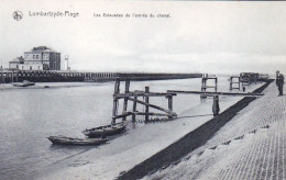 LOMBARTZYDE - LOMBARDSIJDE ( Middelkerke ) Plage - Les Escatades De L'entrée Du Chenal - Andere & Zonder Classificatie