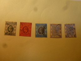 Petit Lot Timbres Hong Kong 1880 1900 - Used Stamps