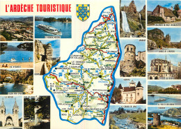 07 -  ARDECHE TOURISTIQUE - CARTE ROUTIERE - Sonstige & Ohne Zuordnung