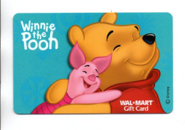 Disney Winnie POOH - Carte Cadeau Magnétique WAL-MART Gift  Card (W 736) - Gift Cards