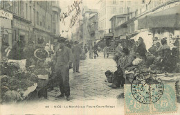 06 - NICE -  MARCHE AUX FLEURS COURS SALEYA - Markets, Festivals