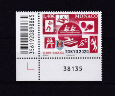 MONACO 2020 TIMBRE N°3257 NEUF** JEUX OLYMPIQUES DE TOKYO - Unused Stamps