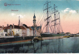OSTENDE - OOSTENDE  -  Bassin De Commerce - Voilier Trois Mats - Oostende