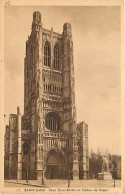 62 - Saint-Omer - Tour Saint-Bertin Et Statue De Suger - CPA - Voir Scans Recto-Verso - Saint Omer