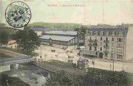 90 - Belfort - Le Marché Et Le Pont De Fer - Colorisée - CPA - Oblitération Ronde De 1907 - Voir Scans Recto-Verso - Belfort - City