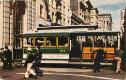 Trains - Tramways - San Francisco - Cable Car - Turntable - Etats-Unis - USA - United States - CPM Format 14 X 9 Cms - V - Tramways