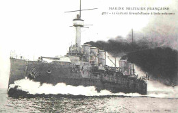 Reproduction CPA - Bateaux - Guerre - Marine Militaire Française - Le Cuirassé Ernest Renan - CPM Format CPA - Voir Scan - Warships