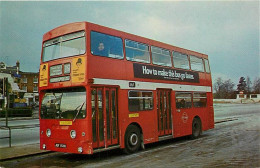 Automobiles - Bus - Autocar - London Transport Dms 153 - 1972 Built Daimier Fleetline With Park Royal Body - Pike Cards  - Bus & Autocars