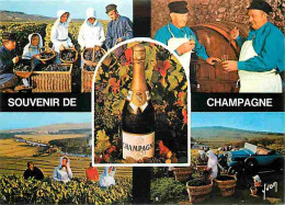 Vignes - Champagne - Multivues - Vendanges - Chai - CPM - Voir Scans Recto-Verso - Weinberge