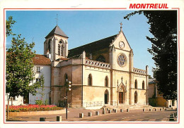 93 - Montreuil Sous Bois - L'Eglise St Pierre Et St Paul - Fleurs - CPM - Voir Scans Recto-Verso - Montreuil