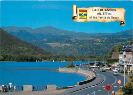 63 - Lac Chambon - Blasons - Automobiles - Les Monts Du Sancy - CPM - Carte Neuve - Voir Scans Recto-Verso - Autres & Non Classés