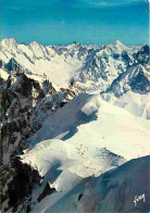 74 - Chamonix - Mont-Blanc - Le Départ De La Vallée Blanche - L'arete Midi-Plan Et Le Cirque De Talètre - Flamme Postale - Chamonix-Mont-Blanc