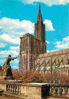 67 - Strasbourg - La Cathédrale Vue Du Château Des Rohan - CPM - Voir Scans Recto-Verso - Strasbourg