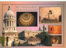 62 - Boulogne Sur Mer - La Basilique Notre Dame - Multivues - CPM - Carte Neuve - Voir Scans Recto-Verso - Boulogne Sur Mer