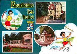 52 - Bourbonne Les Bains - Multivues - Automobiles - Blasons - CPM - Voir Scans Recto-Verso - Bourbonne Les Bains