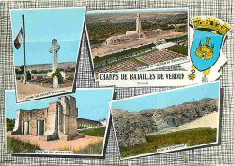 55 - Verdun - Champs De Bataille De Verdun 1914-1918 - Multivues - Blasons - CPM - Voir Scans Recto-Verso - Verdun
